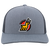 Michigan Stags WHA Hockey Team Snapback Trucker Cap in Heather Grey/Light Charcoal