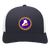 New York Golden Blades WHA Hockey Team Snapback Trucker Cap in Navy/White