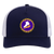 New York Golden Blades WHA Hockey Team Snapback Trucker Cap in True Navy/White