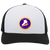 New York Golden Blades WHA Hockey Team Snapback Trucker Cap in White/Black