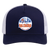 New York Raiders WHA Hockey Team Snapback Trucker Cap in True Navy/White