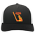 Philadelphia Blazers WHA Hockey Team Snapback Trucker Cap in Black/White