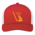 Philadelphia Blazers WHA Hockey Team Snapback Trucker Cap in Red/White
