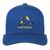 Phoenix Roadrunners WHA Hockey Team Snapback Trucker Cap in Royal Blue/White