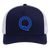 Quebec Bulldogs WHA Hockey Team Snapback Trucker Cap  in True Navy/White