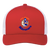 San Diego Mariners WHA Hockey Team Snapback Trucker Cap in Red/White