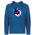 Birmingham Bulls WHA Hockey Fleece Performance Hoodie in Royal Blue