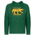 Chicago Cougars WHA Hockey Fleece Performance Hoodie in Dark Green