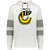 Cincinnati Stingers WHA Hockey Athletic Fleece Hoodie in White/Charcoal Heather