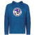 Cleveland Crusaders WHA Hockey Fleece Performance Hoodie in Royal Blue