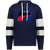Indianapolis Racers WHA Hockey Athletic Fleece Hoodie in Royal Navy/White