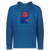 Jersey Knights WHA Hockey Fleece Performance Hoodie in Royal Blue