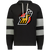 Michigan Stags WHA Hockey Athletic Fleece Hoodie in Black/Charcoal Heather