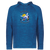 Minnesota Fighting Saints WHA Hockey Fleece Performance Hoodie in Royal Blue