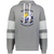 Minnesota Fighting Saints WHA Hockey Athletic Fleece Hoodie in Charcoal Heather/White