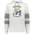 Minnesota Fighting Saints WHA Hockey Athletic Fleece Hoodie in White/Charcoal Heather