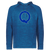 Quebec Bulldogs WHA Hockey Fleece Performance Hoodie in Royal Blue