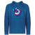Toronto Toros WHA Hockey Fleece Performance Hoodie in Royal Blue