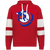 Toronto Toros WHA Hockey Athletic Fleece Hoodie in Scarlet Red/White