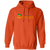 Retro Anaheim Oranges pullover hoodie featuring vintage WTT tennis team logo in orange