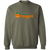 Retro Anaheim Oranges pullover crewneck sweatshirt vintage WTT tennis team logo in military green