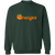Retro Anaheim Oranges pullover crewneck sweatshirt vintage WTT tennis team logo in forest green