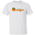 Vintage-style Anaheim Oranges WTT T-shirt with retro 1970s team logo graphic in white
