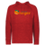 Anaheim Oranges WTT Tennis Performance Fleece Hoodie in Scarlet Red