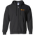 Anaheim Oranges Full Zip Hoodie WTT Tennis in Black Front