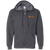 Anaheim Oranges Full Zip Hoodie WTT Tennis in Dark Heather Front