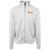 Anaheim Oranges Full Zip Fleece Jacket featuring vintage WTT tennis team logo in white front view