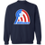 Retro Baltimore Banners crewneck pullover sweatshirt featuring vintage WTT tennis team logo in navy