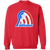 Retro Baltimore Banners crewneck pullover sweatshirt featuring vintage WTT tennis team logo in red