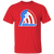 Vintage-style Baltimore Banners WTT T-shirt with retro 1970s team logo graphic in red