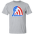 Vintage-style Baltimore Banners WTT T-shirt with retro 1970s team logo graphic in sport grey