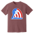 Vintage-style Baltimore Banners WTT T-shirt with retro 1970s team logo graphic in berry