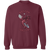 Retro Boston Lobsters crewneck pullover sweatshirt featuring vintage WTT tennis team logo in maroon