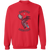 Retro Boston Lobsters crewneck pullover sweatshirt featuring vintage WTT tennis team logo in red