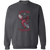 Retro Boston Lobsters crewneck pullover sweatshirt featuring vintage WTT tennis team logo in dark heather