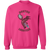 Retro Boston Lobsters crewneck pullover sweatshirt featuring vintage WTT tennis team logo in heliconia