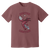 Vintage-style Boston Lobsters WTT T-shirt with retro 1970s team logo graphic in berry