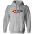 Vintage-style Chicago Aces WTT pullover hoodie with retro 1970s tennis team logo graphic in sport grey