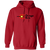 Vintage-style Chicago Aces WTT pullover hoodie with retro 1970s tennis team logo graphic in red