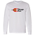 Vintage-style Chicago Aces WTT long sleeve T-shirt with retro 1970s tennis team logo graphic in white