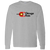 Vintage-style Chicago Aces WTT long sleeve T-shirt with retro 1970s tennis team logo graphic in sport grey