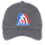 Vintage Baltimore Banners World Team Tennis twill cap with seamless 5-panel front and retro logo in charcoal