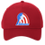 Vintage Baltimore Banners World Team Tennis twill cap with seamless 5-panel front and retro logo in red