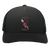 Vintage Boston Lobsters World Team Tennis trucker cap with seamless 5-panel front and retro logo in black/black