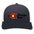 Vintage Chicago Aces World Team Tennis trucker cap with seamless 5-panel front and retro logo in navy/white