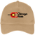 Vintage x World Team Tennis twill cap with seamless 5-panel front and retro logo in khaki